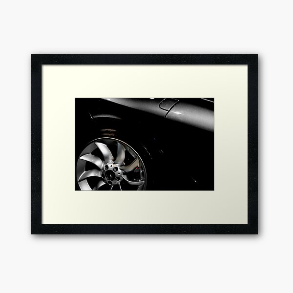 Black serie 4 Framed Art Print
