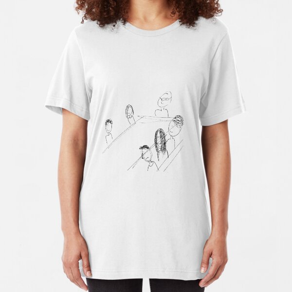Breakfast With Friends Slim Fit T-Shirt