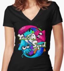 You're a Squid Now Women's Fitted V-Neck T-Shirt