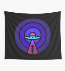 Aliens - Nacht Ver Wandbehang
