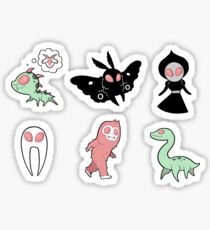 Pastel Cryptids (Pink) Sticker