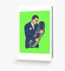 Hold The Pickle - American Oddities #3 Greeting Card