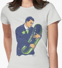 Hold The Pickle - American Oddities #3 Women's Fitted T-Shirt