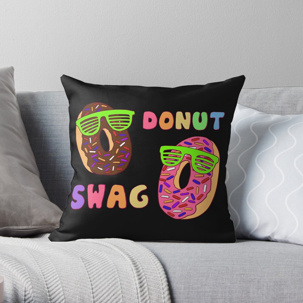 donut throw pillow