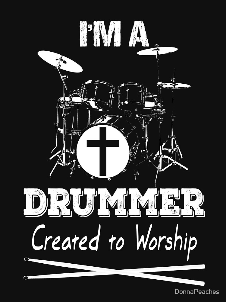 worship drummer t shirt