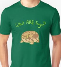 Was sind Frösche? (Desert Rain Ausgabe) Slim Fit T-Shirt