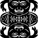 rakshasa duo - papercut pattern by Sid  Thakur