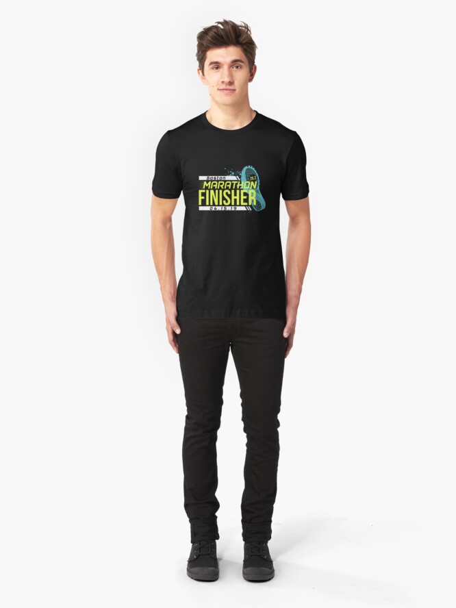 Alternate view of Boston Marathon 2019 Slim Fit T-Shirt