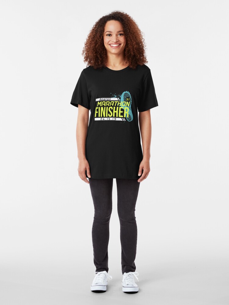 Alternate view of Boston Marathon 2019 Slim Fit T-Shirt