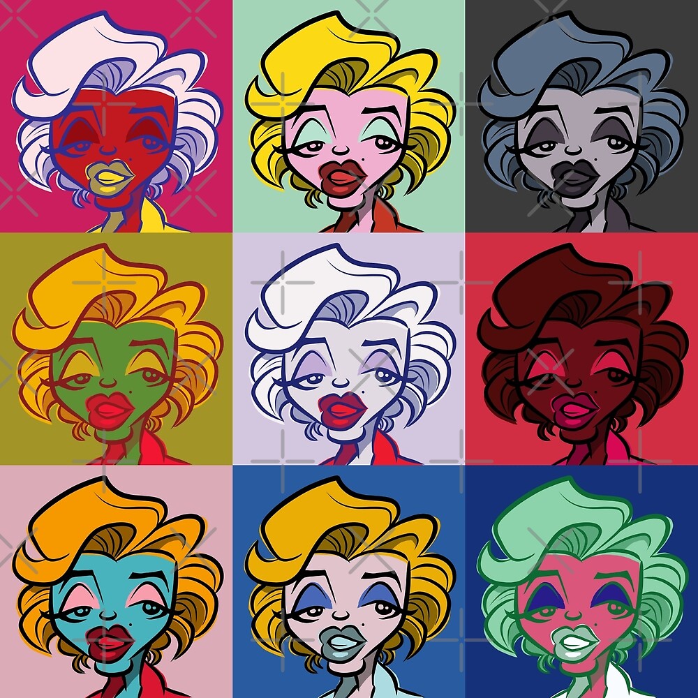 Marilyn Pop by binarygod