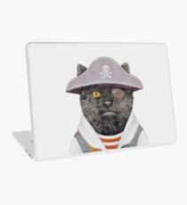 Piratenkatze Laptop Folie