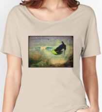 Kneeboard Surfing Women's Relaxed Fit T-Shirt