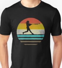 Retro Vintage Softball Coach Player Team Mom Dad Gift Slim Fit T-Shirt