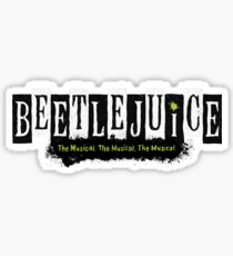 Beetlejuice Musical Broadway Logo Sticker