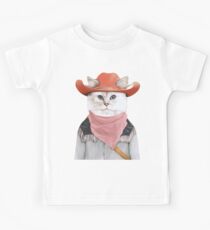 Rodeo Cat Kids T-Shirt