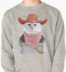 Rodeo Cat Pullover Sweatshirt