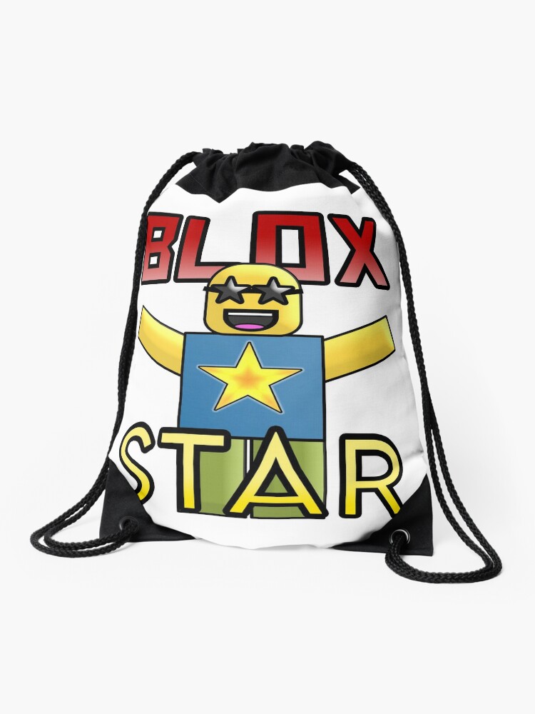 Roblox Blox Star Drawstring Bag By Jenr8d Designs Redbubble - roblox blox star laptop sleeve by jenr8d designs redbubble