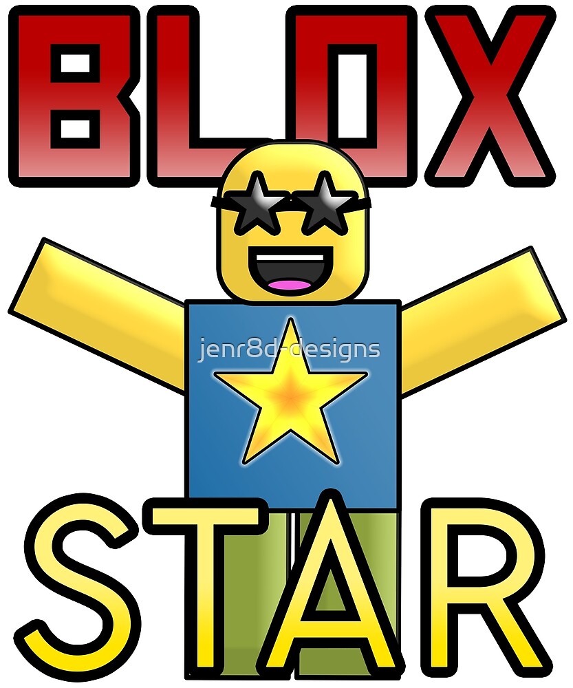 Roblox Blox Star By Jenr8d Designs Redbubble - roblox art board prints redbubble
