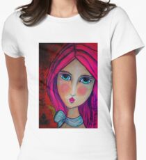 Penelope Lili Bow Bright Women's Fitted T-Shirt