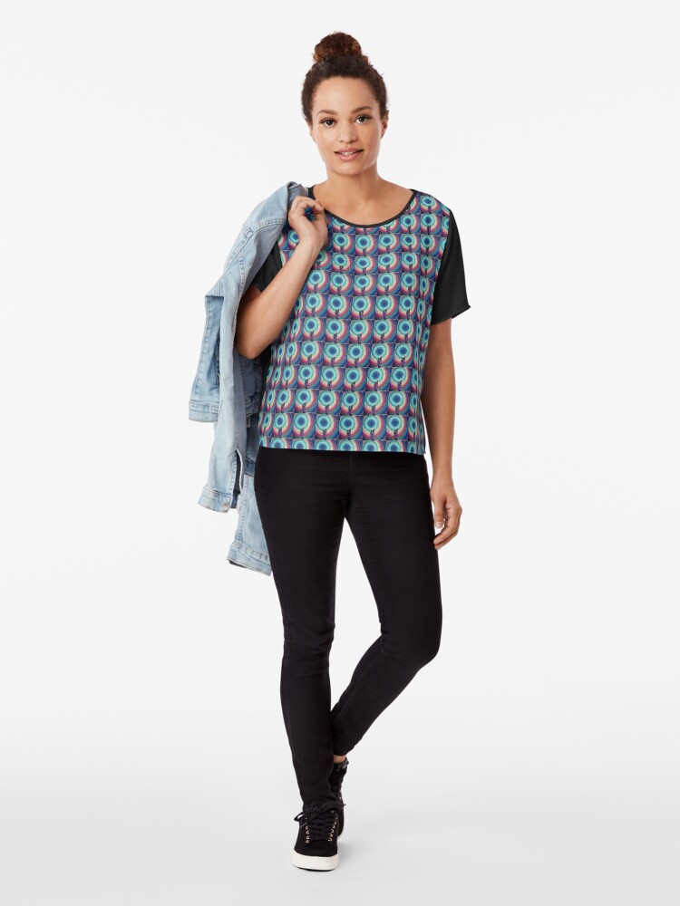 Alternate view of Charka Umbrella Chiffon Top
