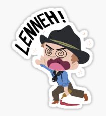 Arthur Morgan Drunk "Lenneh" Sticker