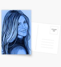 Jennifer Aniston celebrity portrait Postcards