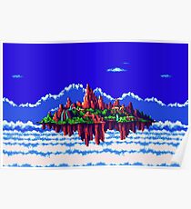Floating Island (Angel Island) sonic 3+K Poster
