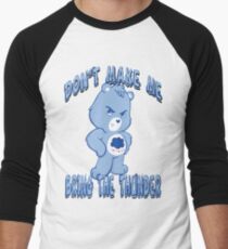Grumpy Care Bear - Bring the Thunder Men's Baseball ¾ T-Shirt
