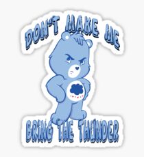 Grumpy Care Bear - Bring the Thunder Sticker