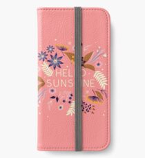 hallo Sonnenschein iPhone Flip-Case/Hülle/Skin