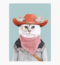 Rodeo Cat Photographic Print