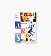 Ein Hauch von Souffle (Atemlos) - Jean-Luc Godard Galeriedruck