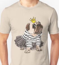 Pug Princess Slim Fit T-Shirt