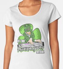 Let the Shenanigans Begin! DJ Humor T-Shirt Women's Premium T-Shirt