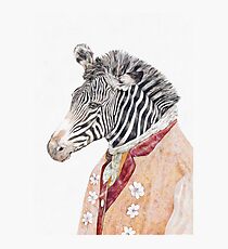 Zebra-Creme Fotodruck