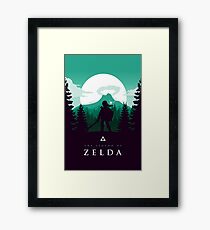The Legend of Zelda (Green) Gerahmtes Wandbild