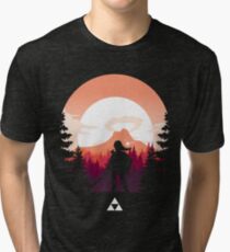 The Legend of Zelda (Orange) Tri-blend T-Shirt