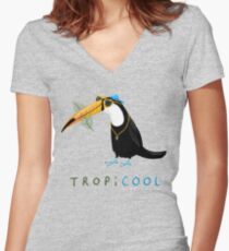 Tropicool Shirt mit V-Ausschnitt