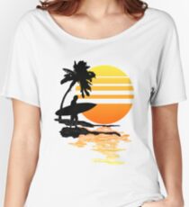 Surfing Sunrise Relaxed Fit T-Shirt