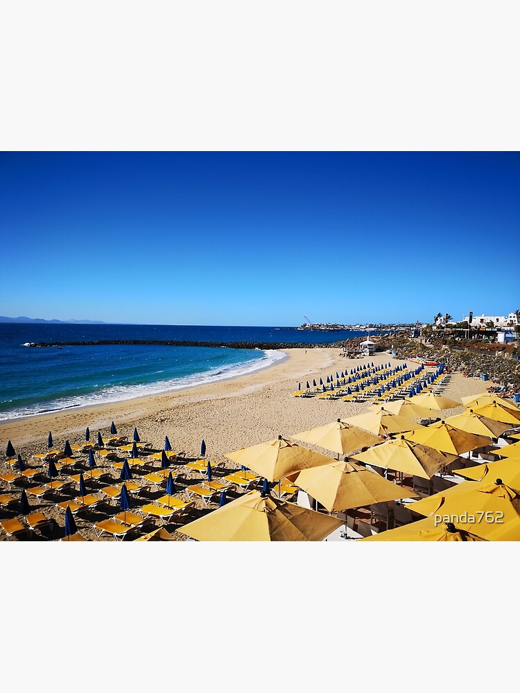 Beach At Playa Blanca Lanzarote Poster