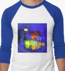 Trio - Blue Men's Baseball ¾ T-Shirt