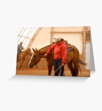 Lisanne and Ruby. Greeting Card