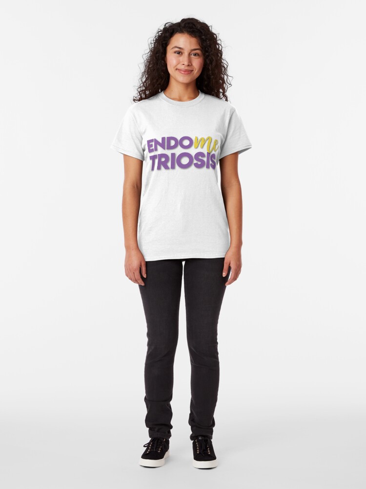 Alternate view of EndoMEtriosis Awareness Classic T-Shirt