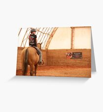 Trinity and Rowdy Greeting Card