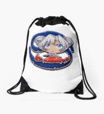 Big Head Chibi Cancer Drawstring Bag