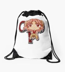 Big Head Chibi Aries Drawstring Bag