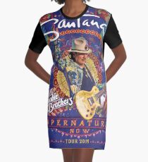 Carlos Summer Tour Santana Supernatural Now 2019 Graphic T-Shirt Dress