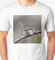 Australian Bird, Female Superb Fairy Wren, Wildlife Bird Photography Unisex T-Shirt