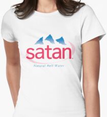 Satan - natural hell water Fitted T-Shirt