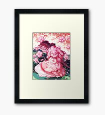 Rose and Lion Framed Print